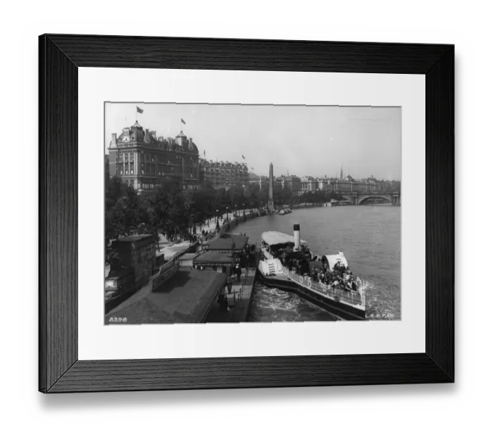 Framed Print : Thames Steamer Framed Print : Thames Steamer
