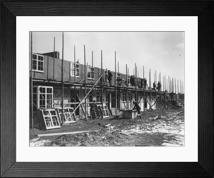 Framed Print : House Building Framed Print : House Building