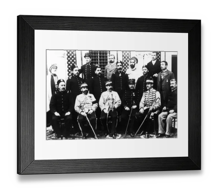 Framed Print : Spahis. circa 1900: French Algerian spahis or cavalrymen Framed Print : Spahis. circa 1900: French Algerian spahis or cavalrymen
