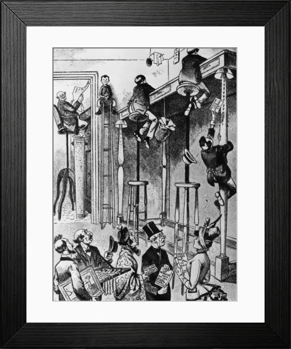 Framed Print : High Chairs Framed Print : High Chairs