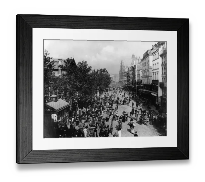 Framed Print : Paris Market
