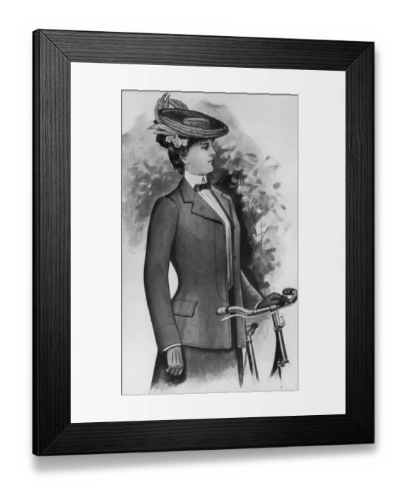 Framed Print : Cycling Fashion Framed Print : Cycling Fashion