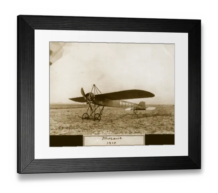 Framed Print : Morane. December 1910: A Morane monoplane ( Type A ) Framed Print : Morane. December 1910: A Morane monoplane ( Type A )