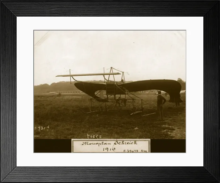 Framed Print : Schreick. 6th October 1910: The monoplane Diapason of unique wing shape Framed Print : Schreick. 6th October 1910: The monoplane Diapason of unique wing shape