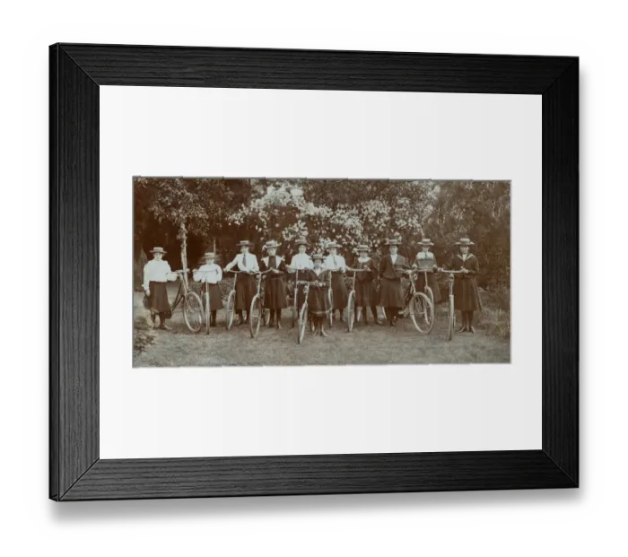 Framed Print : Cycling Party Framed Print : Cycling Party