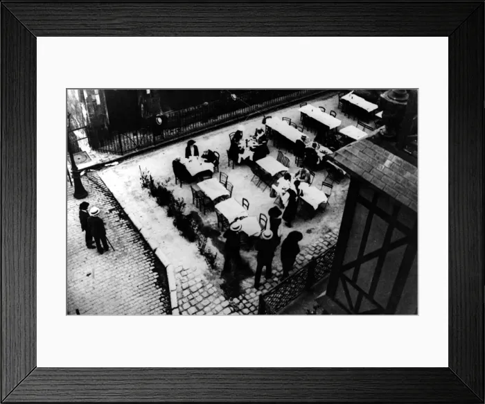 Framed Print : Terrace Restaurant