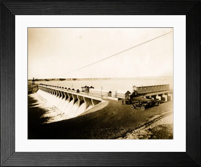 Framed Print : Bassans Dam Framed Print : Bassans Dam