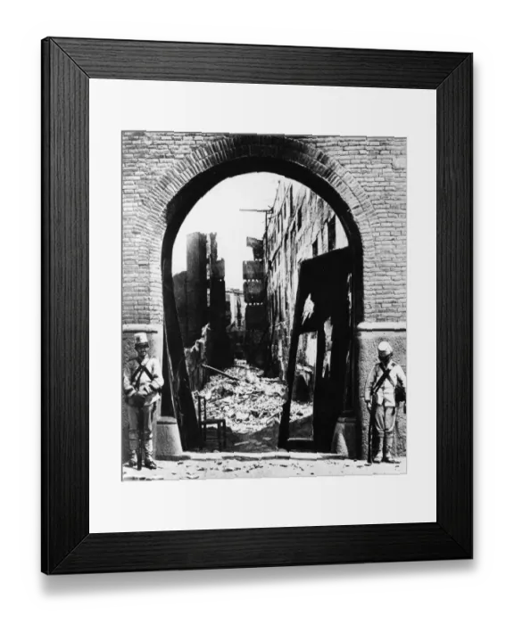 Framed Print : Charred Ruins Framed Print : Charred Ruins