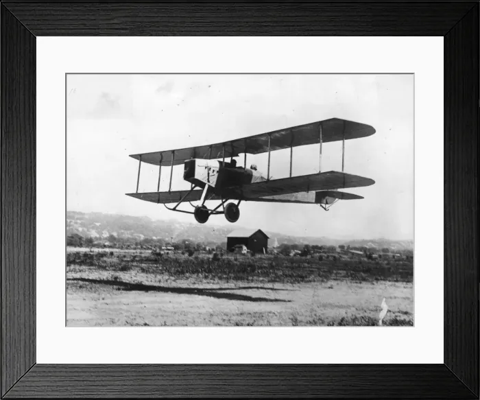Framed Print : British Bi-Plane Framed Print : British Bi-Plane