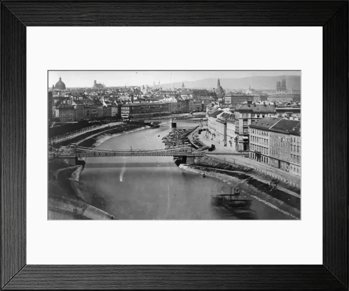 Framed Print : Danube Canal Framed Print : Danube Canal