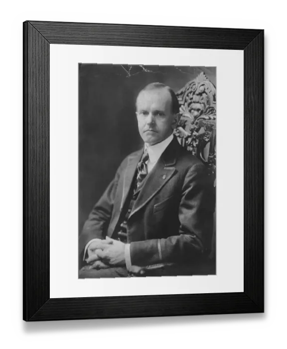 Framed Print : Calvin Coolidge Framed Print : Calvin Coolidge