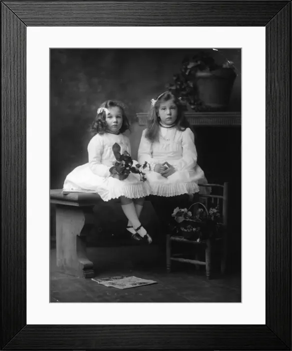Framed Print : Lawrence Girls