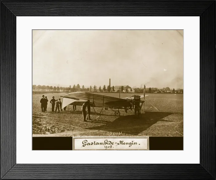 Framed Print : Monoplane. 8th October 1908: A monoplane designed by Jules Gastambide Framed Print : Monoplane. 8th October 1908: A monoplane designed by Jules Gastambide