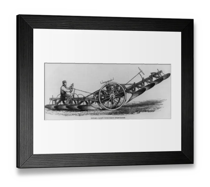 Framed Print : Steam Plough Framed Print : Steam Plough