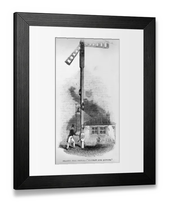 Framed Print : Danger Sign Framed Print : Danger Sign