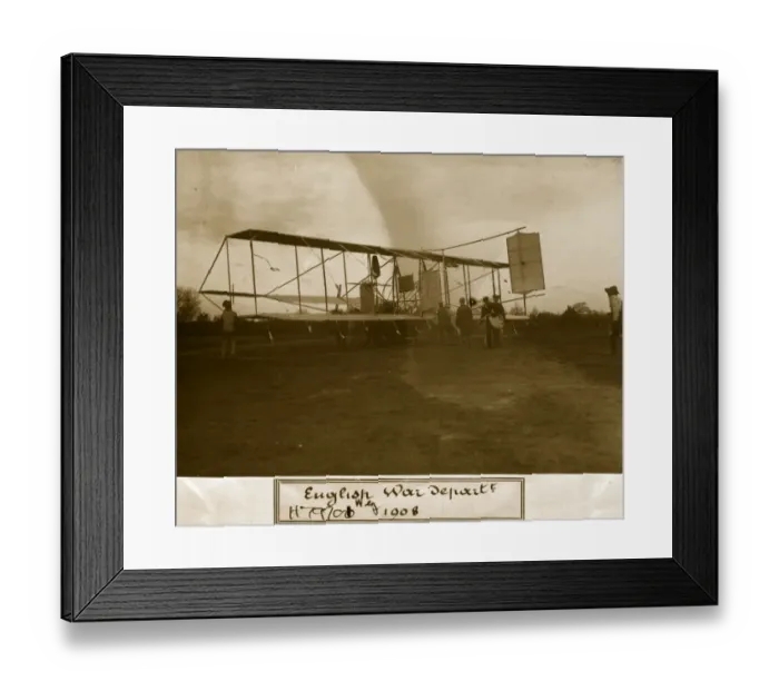 Framed Print : Codys War Plane