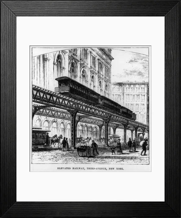 Framed Print : Third Avenue Framed Print : Third Avenue