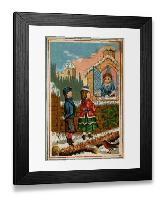 Framed Print : A Merry Christmas