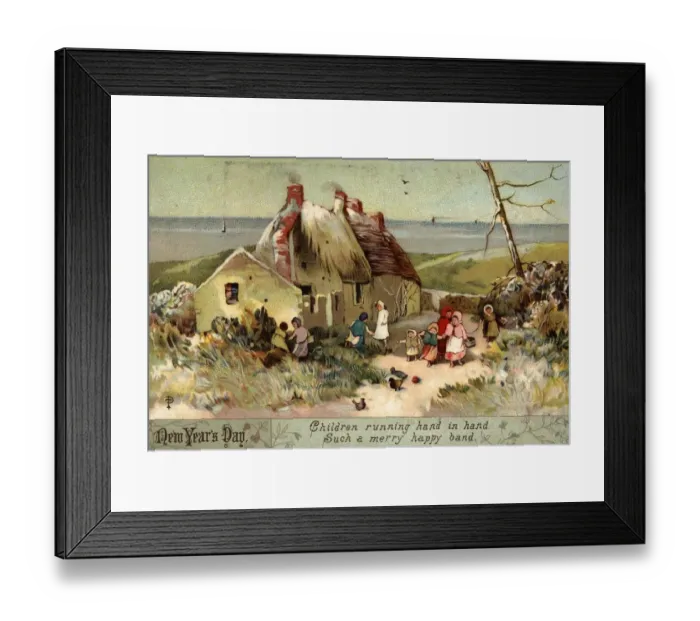 Framed Print : Crofter Family Framed Print : Crofter Family
