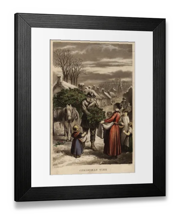 Framed Print : Christmas Holly Framed Print : Christmas Holly