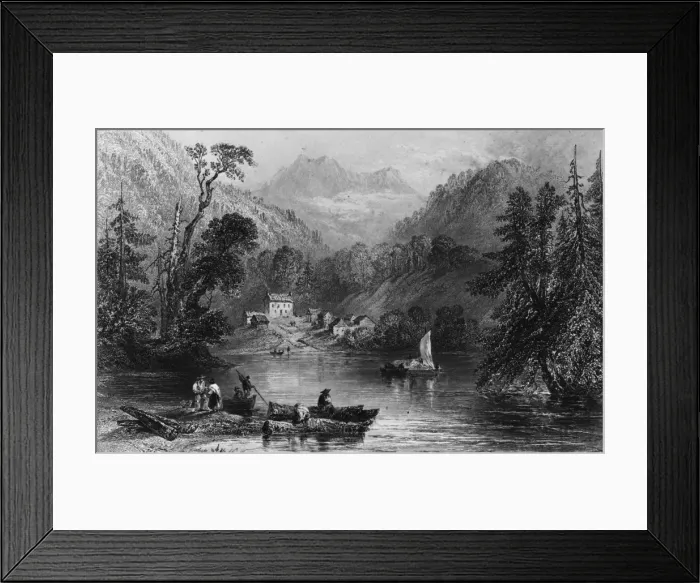 Framed Print : On The Lake Framed Print : On The Lake