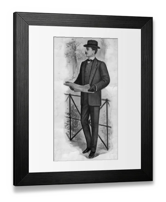 Framed Print : Lounge Suit Framed Print : Lounge Suit