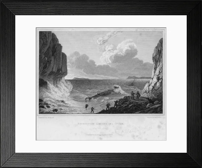 Framed Print : Storm Landing Framed Print : Storm Landing