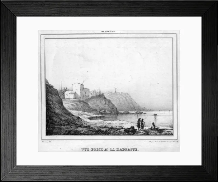 Framed Print : View Of Marseilles Framed Print : View Of Marseilles