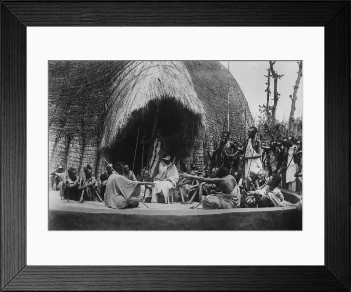 Framed Print : Village Meeting Framed Print : Village Meeting