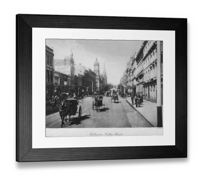 Framed Print : Melbourne Street Framed Print : Melbourne Street