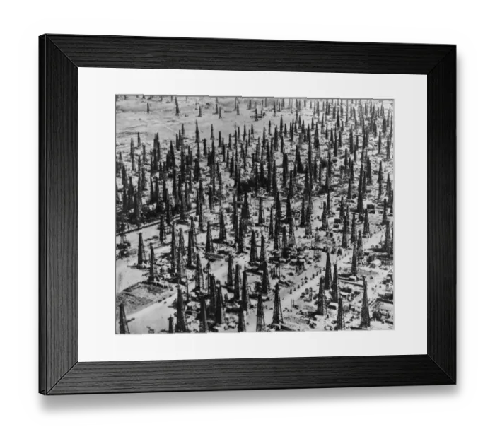 Framed Print : Petroleum Wells Framed Print : Petroleum Wells