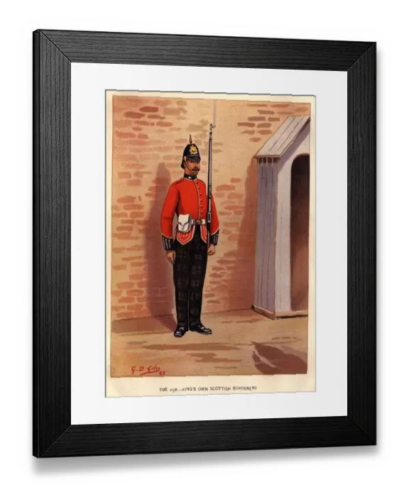Framed Print : The Kings Own Framed Print : The Kings Own