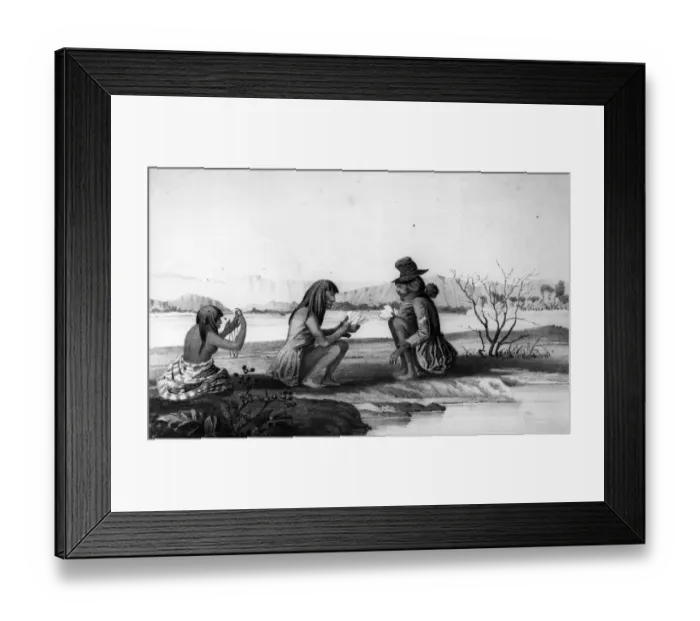 Framed Print : Native Examination Framed Print : Native Examination