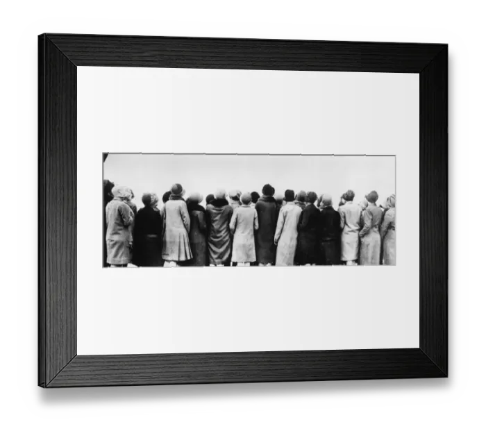Framed Print : Female Crowd Framed Print : Female Crowd