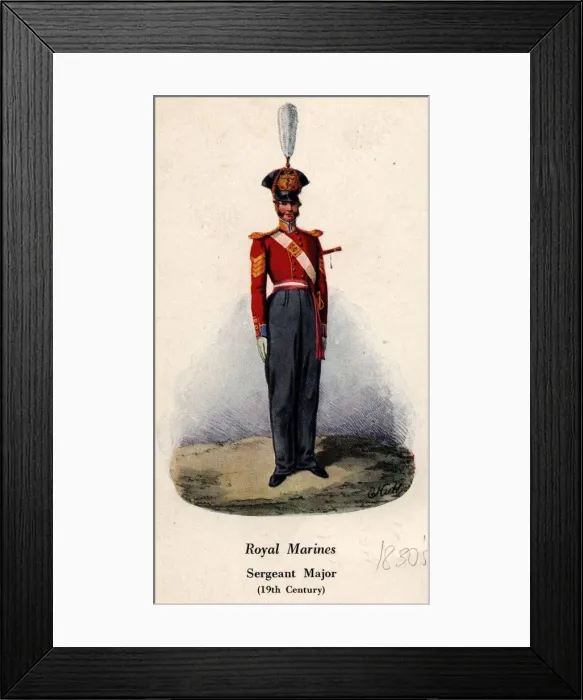 Framed Print : Marine Major Framed Print : Marine Major