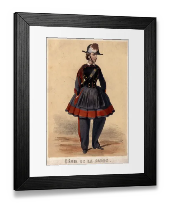 Framed Print : Genie De la Garde Framed Print : Genie De la Garde