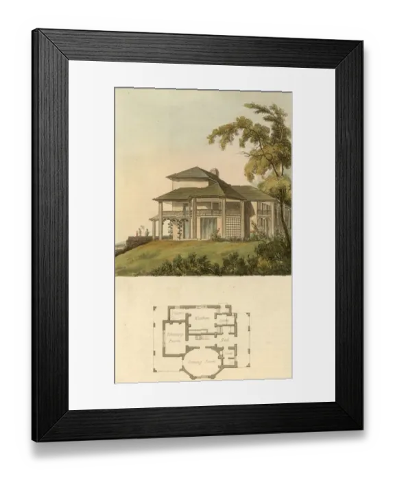 Framed Print : Cottage Ornee Framed Print : Cottage Ornee