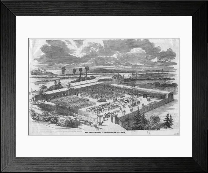 Framed Print : Croydon Market Framed Print : Croydon Market