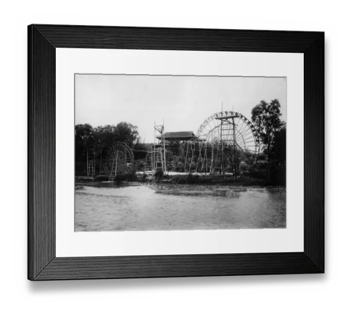 Framed Print : Water Wheels Framed Print : Water Wheels
