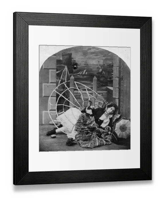 Framed Print : Lady In Distress Framed Print : Lady In Distress