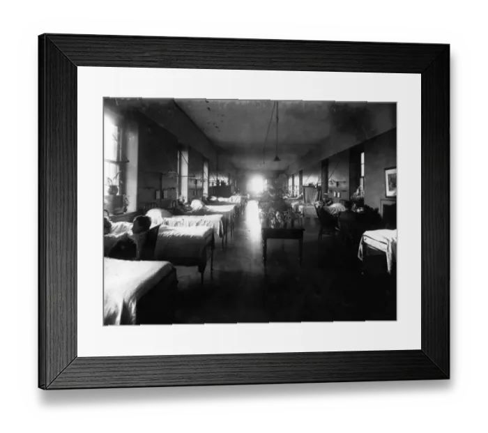 Framed Print : Hospital Ward Framed Print : Hospital Ward