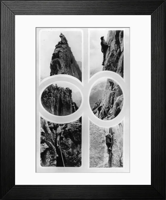 Framed Print : Climbing Feats Framed Print : Climbing Feats