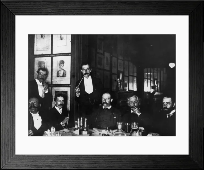 Framed Print : Pipe Smokers Framed Print : Pipe Smokers