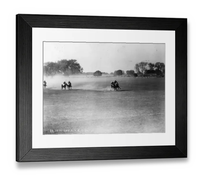 Framed Print : Polo Match