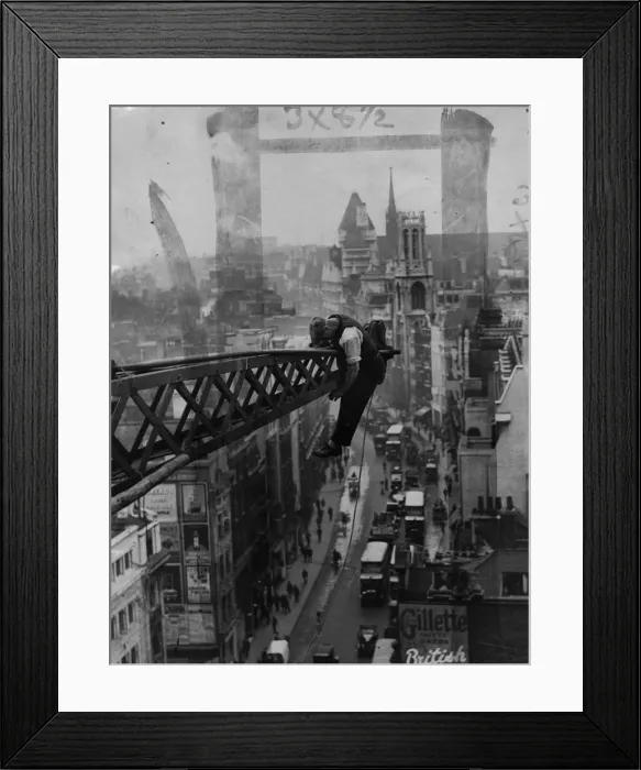 Framed Print : A Risky Perch Framed Print : A Risky Perch