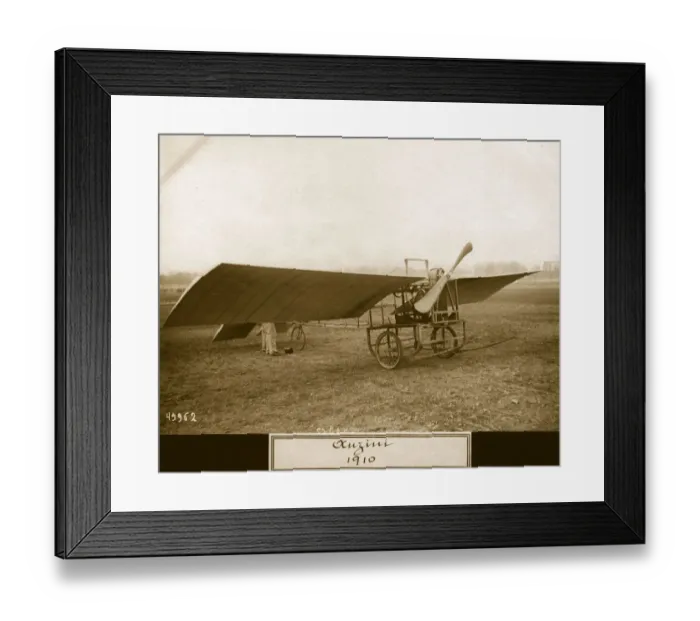 Framed Print : Anzani. November 1909: An Anzani monoplane Framed Print : Anzani. November 1909: An Anzani monoplane