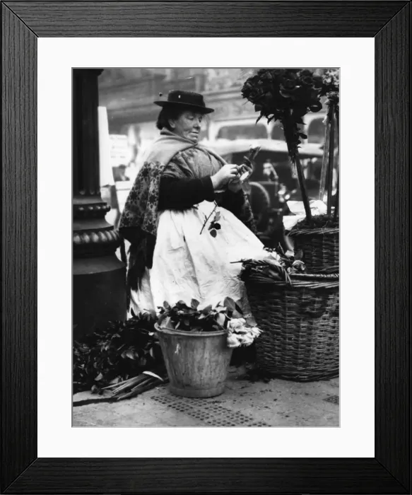 Framed Print : Flowers For Sale Framed Print : Flowers For Sale