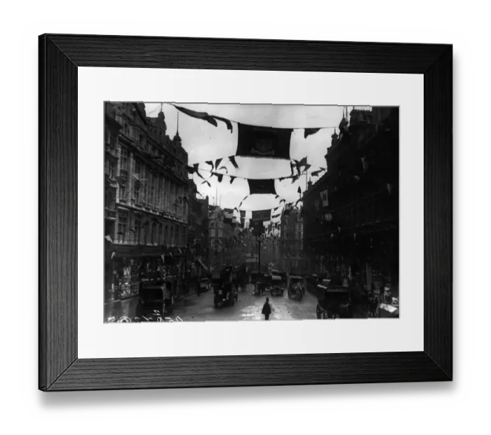 Framed Print : Street Decorations