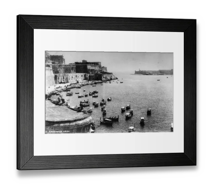 Framed Print : Grand Harbour Framed Print : Grand Harbour