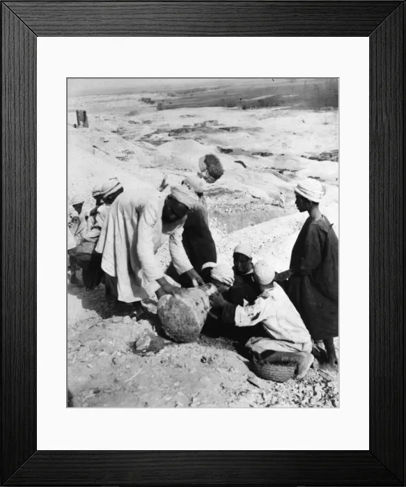 Framed Print : Luxor Excavation Framed Print : Luxor Excavation